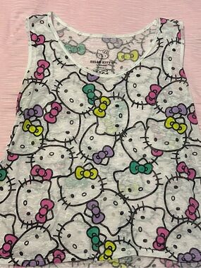 Hello Kitty tank top  with Multicolor Bows